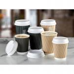 Belgravia 12oz Triple Walled Kraft Ripple Cups 25s NWT1052