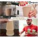 Belgravia 12oz Triple Walled Kraft Ripple Cups 25s NWT1052