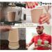 Belgravia 12oz Triple Walled Kraft Ripple Paper Cups 25s NWT1052