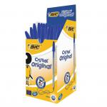Bic Cristal Ballpoint Pen Medium Blue (Pack of 50) - PACK (20) NWT1076P