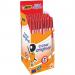 Bic Cristal Original Ballpoint Medium Red Pens 50s NWT1078