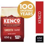 Kenco Smooth Instant Coffee 650g Refill Bag NWT1098