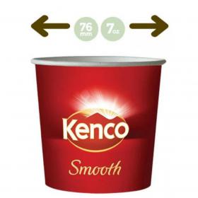 Kenco In-Cup Smooth Roast White 7oz x 25s, 76mm NWT1148