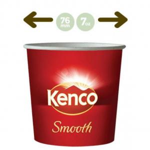 Kenco In-Cup Smooth Roast White 7oz x 25s, 76mm NWT1148