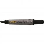 Bic Chisel Tip Black Permanent Marker 12s NWT1171