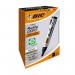 Bic Chisel Tip Black Permanent Marker 12s NWT1171