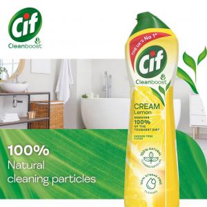 Cif Cream Cleanser Lemon 500ml - PACK 8 NWT1197P