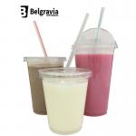 Belgravia 12oz Plastic Smoothie Cups 50s NWT1213