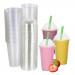 Belgravia 12oz Plastic Smoothie Cups 50s NWT1213