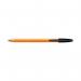 Bic Orange Barrel Original Fine Tip Ballpoint Black Pens 20s NWT1254