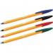 Bic Orange Barrel Original Fine Tip Ballpoint Black Pens 20s NWT1254