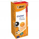 Bic Orange Barrel Original Fine Tip Ballpoint Red Pens 20s NWT1255