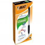 Bic Atlantis Retractable Ballpoint Medium Black Pens 12s NWT1257