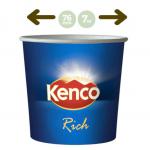 Kenco In-Cup Rich Roast Black 7oz x 25s, 76mm NWT1261