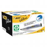 Bic Velleda 1701 Whiteboard Marker Bullet Tip Black (12 Pack) 1199170109 NWT1274