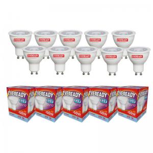 Eveready 4.7w GU10 6500k LED Bulb - Daylight 10,000 Hour Bulbs.