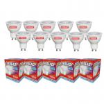 Eveready 4.7w GU10 6500k LED Bulb - Daylight 10,000 Hour Bulbs. - PACK (20) NWT1281P