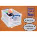 Really Useful Clear Plastic Storage Box 9 Litre NWT1323