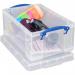 Really Useful Clear Plastic Storage Box 9 Litre NWT1323