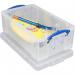 Really Useful Clear Plastic Storage Box 12 Litre NWT1324