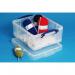 Really Useful Clear Plastic Storage Box 18 Litre NWT1325