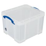 Really Useful Clear Plastic Storage Box 35 Litre NWT1326