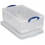 Really Useful Clear Plastic Storage Box 50 Litre NWT1327