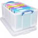 Really Useful Clear Plastic Storage Box 64 Litre NWT1328