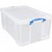 Really Useful Clear Plastic Storage Box 64 Litre NWT1328