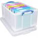 Really Useful Clear Plastic Storage Box 64 Litre NWT1328