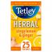 Tetley Lemon & Ginger 25s NWT1331