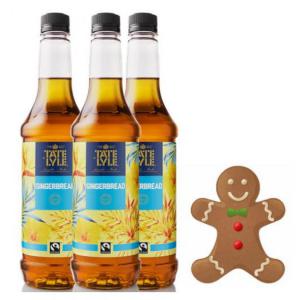 Tate & Lyle Fairtrade Gingerbread Barista Coffee Syrup 750ml