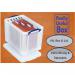 Really Useful Clear Plastic Storage Box 19 Litre NWT1389