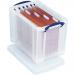 Really Useful Clear Plastic Storage Box 19 Litre NWT1389