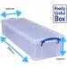 Really Useful Clear Plastic Storage Box 22 Litre NWT1390