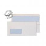 Blake Purely Everyday Wallet Self Seal Window White DL 110×220mm 90gsm Envelopes (1000) NWT1408
