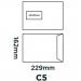 Purely Everyday C5 White Windowed Press Seal Envelopes 500s NWT1410