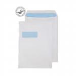 Purely Everyday C4 White Windowed Press Seal Envelopes 250s NWT1413