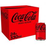 Coke Zero Cans 24x330ml NWT1422