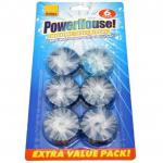 Powerhouse Blue Toilet Blocks Pack 6s NWT1428-B