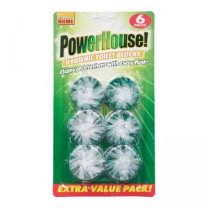 Powerhouse Green Toilet Blocks Pack 6s - PACK 12 NWT1428-GP