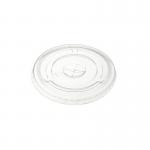 Belgravia Disposables 12oz Flat Smoothie Cup Lids with Hole 100s - PACK (10) NWT1429P