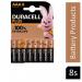 Duracell Plus Power Battery AAA Pack 8s NWT1447