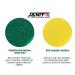 Janit-X Abrasive Sponge Back Large Green Scourer Pack 10s NWT1480