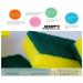 Janit-X Abrasive Sponge Back Large Green Scourer Pack 10s NWT1480