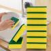 Janit-X Abrasive Sponge Back Large Green Scourers Pack 10s NWT1480