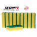 Janit-X Abrasive Foam Back Large Green Scourer Pack 10s NWT1480