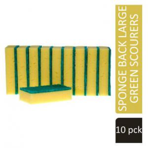 Click to view product details and reviews for Janit X Abrasive Sponge Back Large Green Scourer Pack 10s Pack 15.