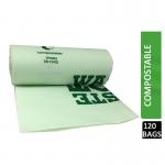 Compostable Biodegradable Food Waste Bin Liner 10 Litre Pack 24s - PACK (20) NWT1482P