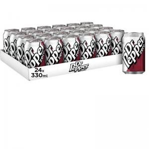 Dr Pepper Zero Cans Pack 24 x 330ml NWT1539